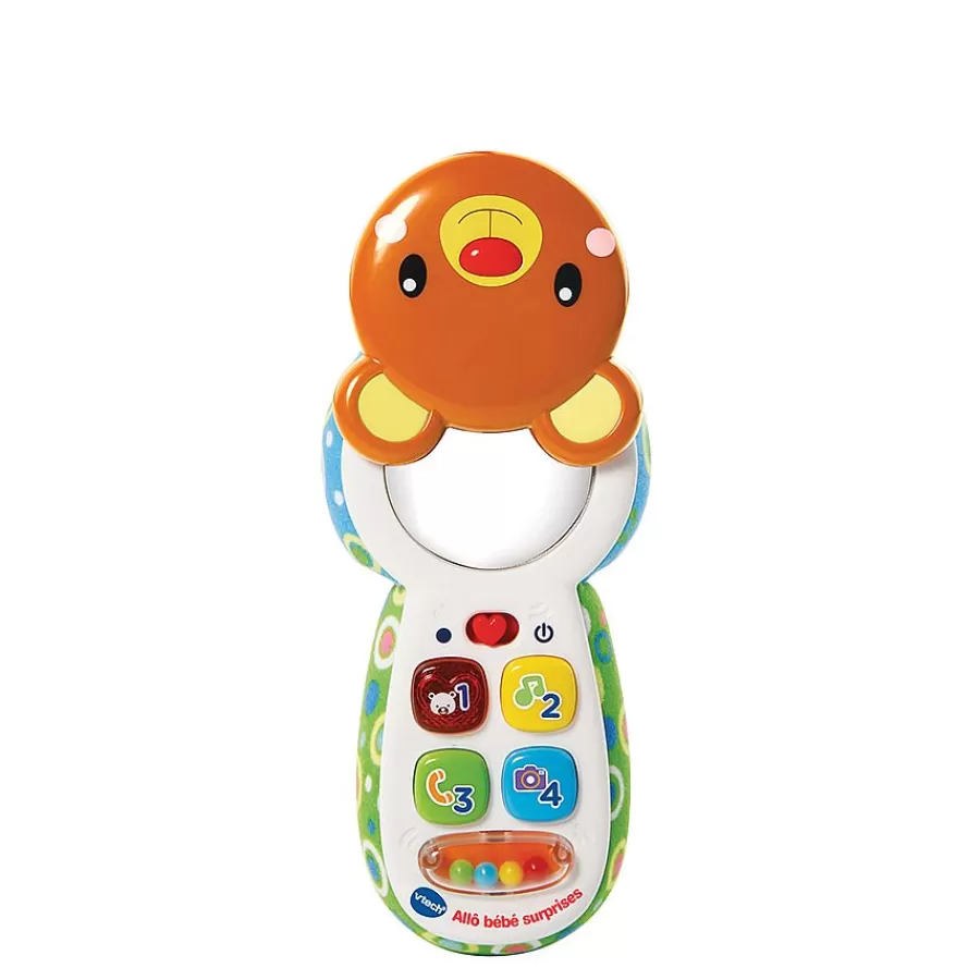 Telephones Et Telecommandes Bebe-VTech Baby Allo Bebe Surprises Brun