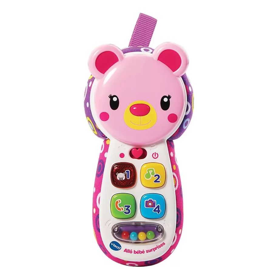 Telephones Et Telecommandes Bebe-VTech Baby Allo Bebe Surprises Rose