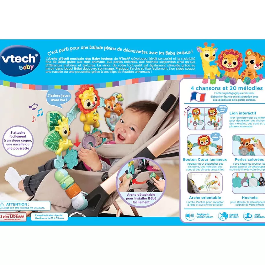 Tapis D'Eveil Et Arches-VTech Baby Arche D'Eveil Musicale Des Baby Loulous