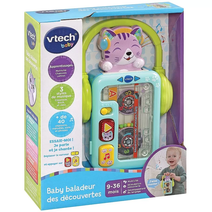 Instruments De Musique-VTech Baby Baby Baladeur Des Decouvertes