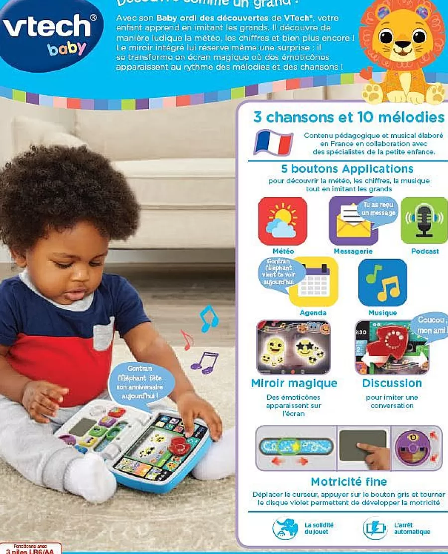 Ordis Et Tablettes Pour Bebe-VTech Baby Baby Ordi Des Decouvertes