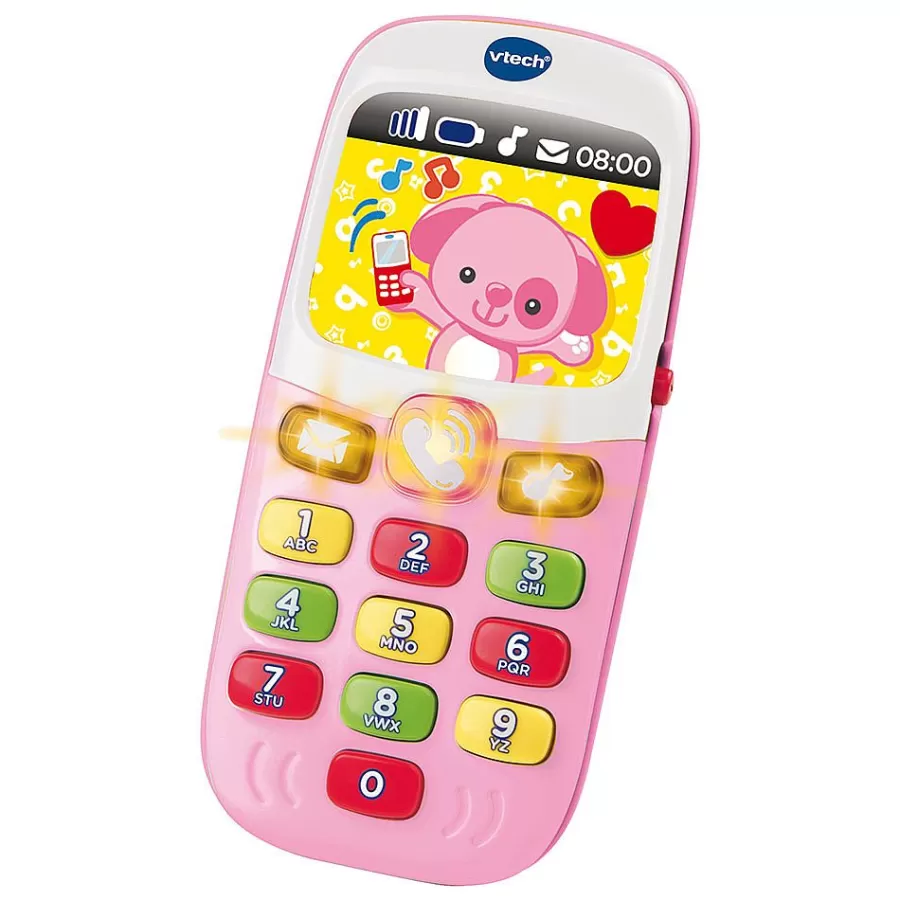 Hochets Et Petits Jouets-VTech Baby Baby Smartphone Bilingue Rose