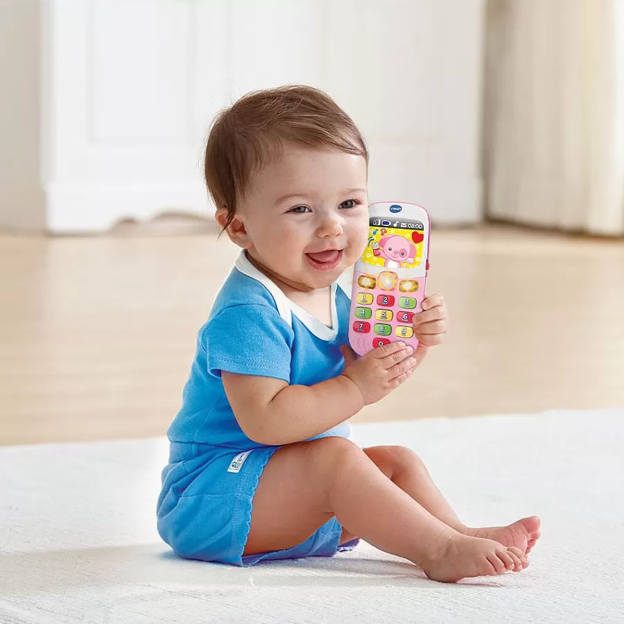 Hochets Et Petits Jouets-VTech Baby Baby Smartphone Bilingue Rose