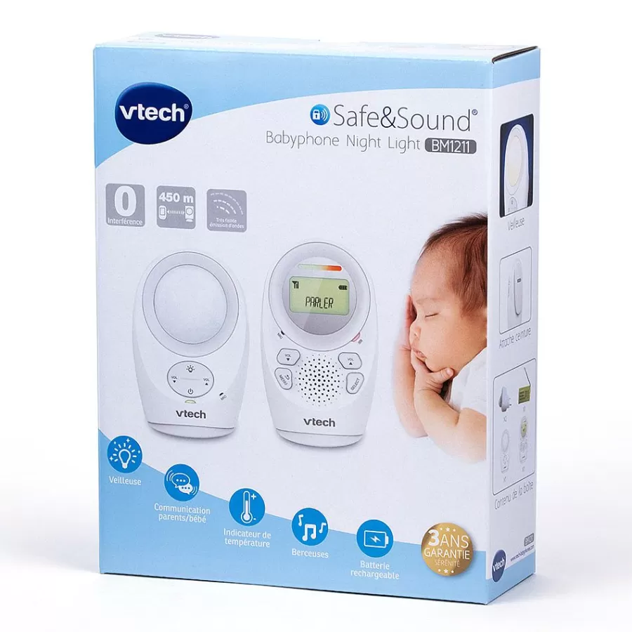 Babyphones-Safe And Sound Babyphone Veilleuse Bm1211