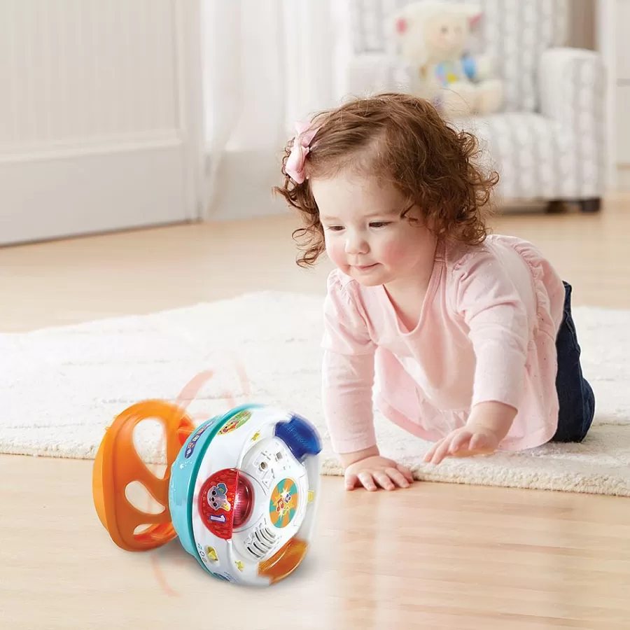 Balles, Toupies Et Cubes-VTech Baby Balle Magic'Moov 3 En 1 - Jouet Interactif