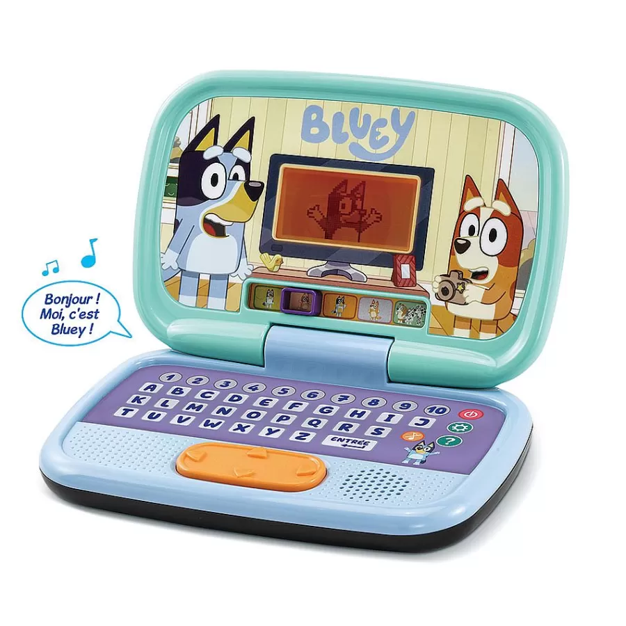 Pat'Patrouille, Peppa Pig, Bluey-VTech Bluey - Mon Ordi Interactif