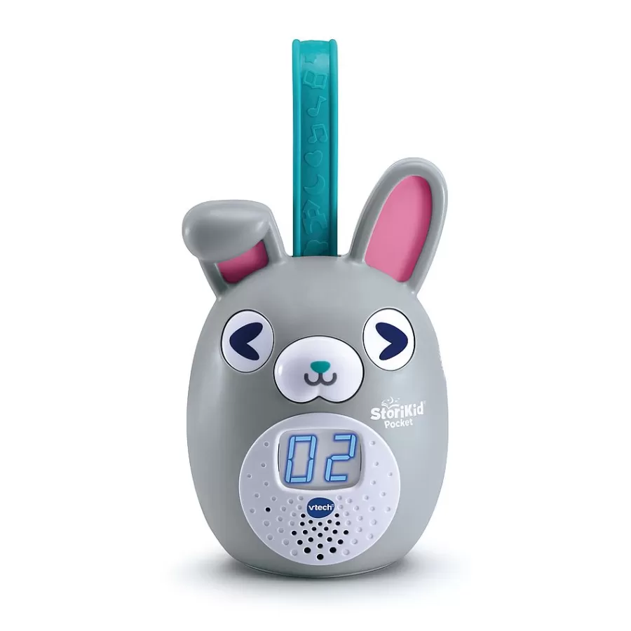 Conteurs D'Histoires-VTech Boite A Histoires Interactive Portable Storikid Pocket Gris