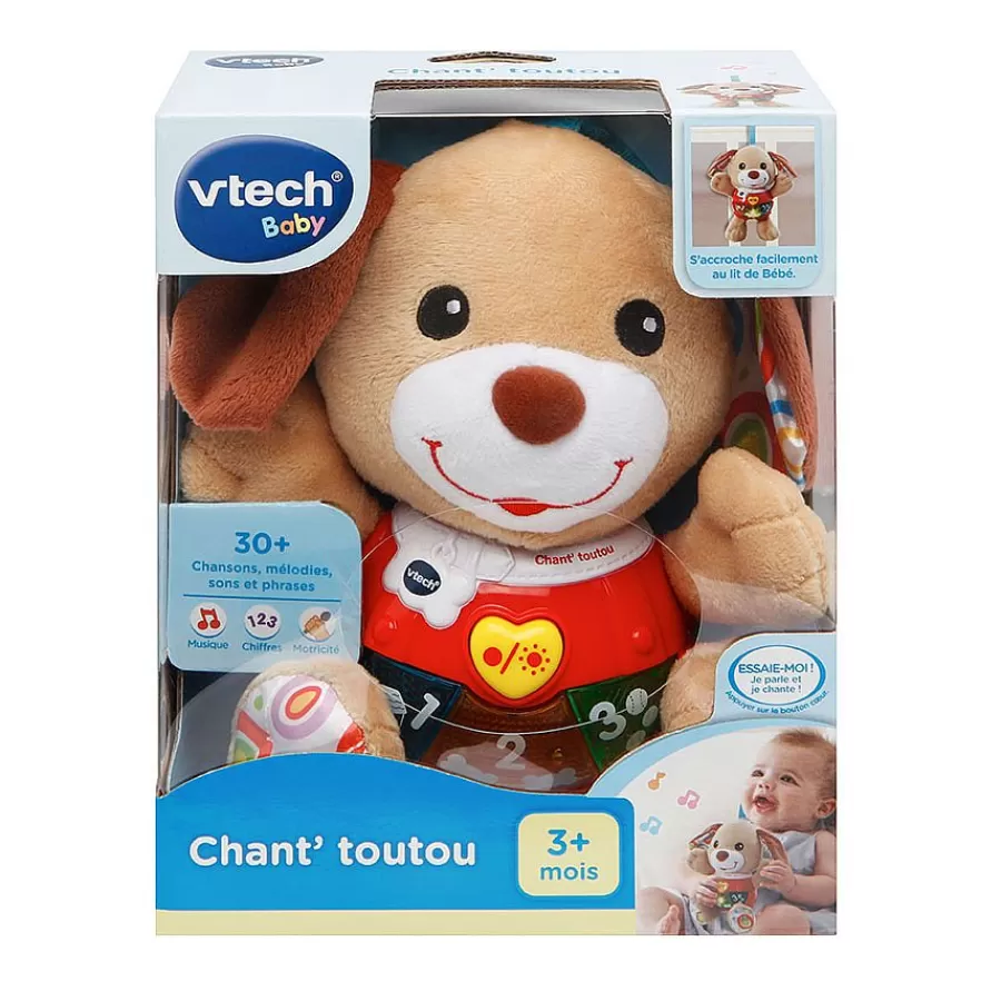 Peluches Et Doudous-VTech Baby Chant'Toutou Brun