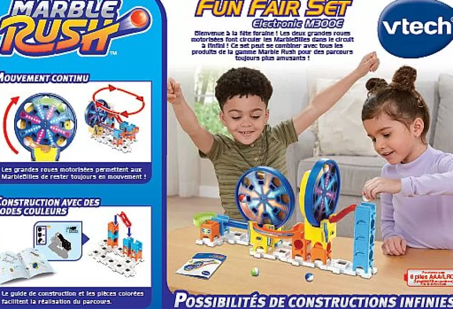 Circuit A Billes-MarbleRush Circuit A Billes - Fun Fair Set Electronic M300E