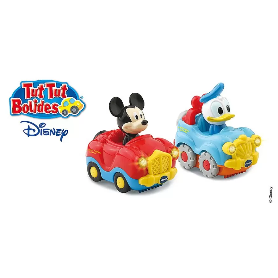 Voitures Jouets Garages Et Circuits-Tut Tut Bolides Coffret Duo - Mickey Et Donald -