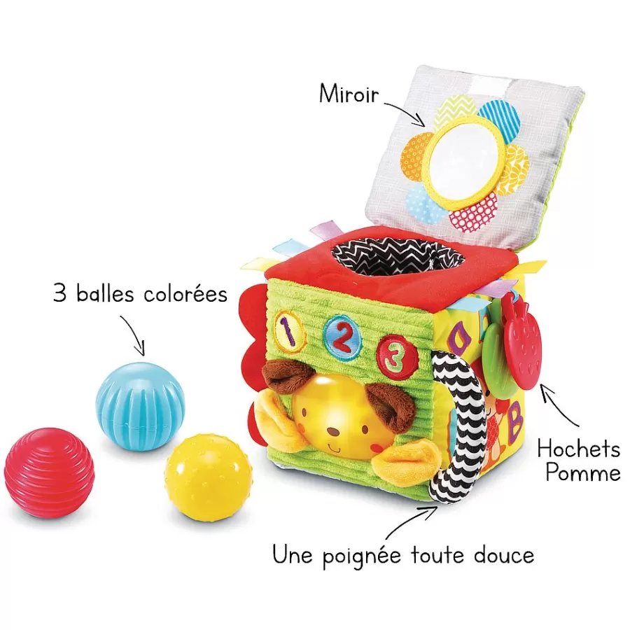 Hochets Et Petits Jouets-VTech Baby Cube Interactif Eveil Sensoriel