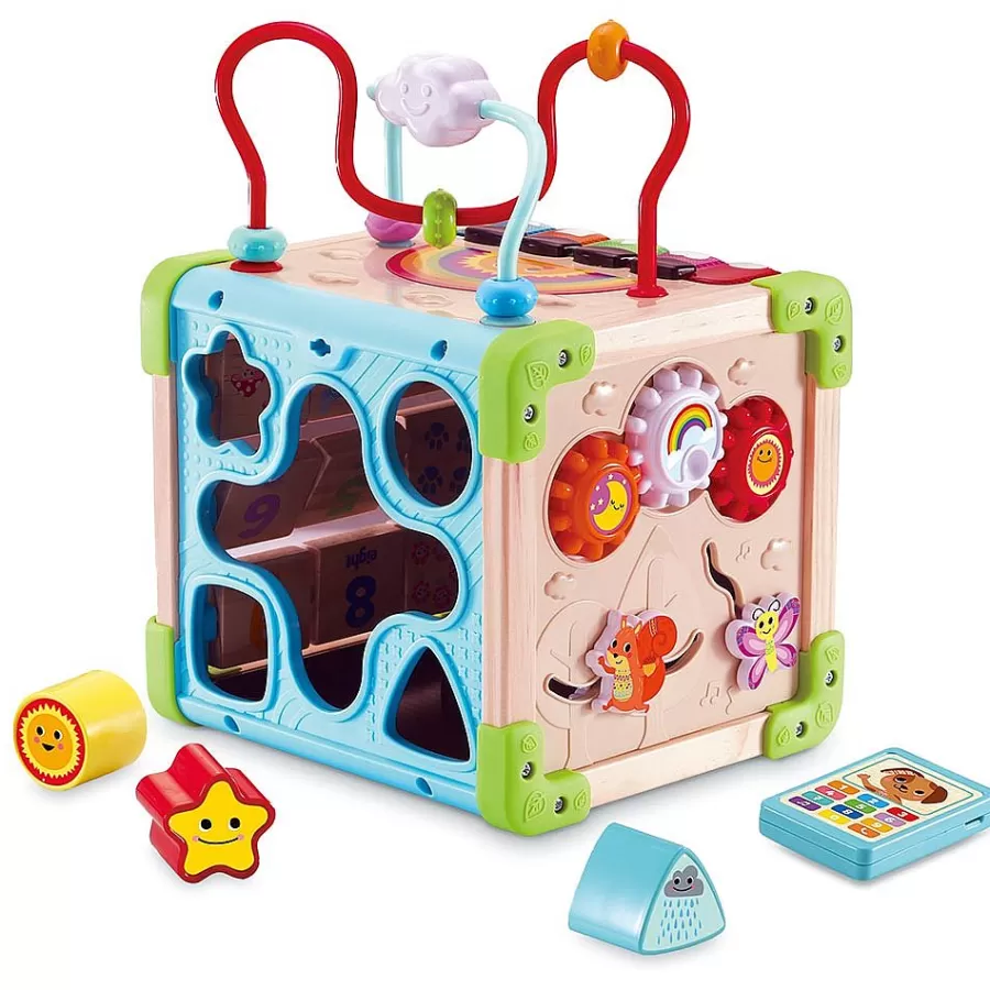 Balles, Toupies Et Cubes-VTech Baby Cube Nature Interactif Multi-Activites