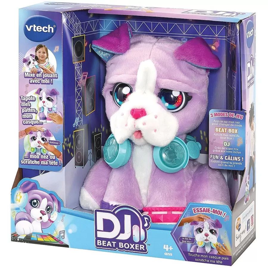 Peluches Et Compagnons Interactifs-Kidi Dj Beat Boxer