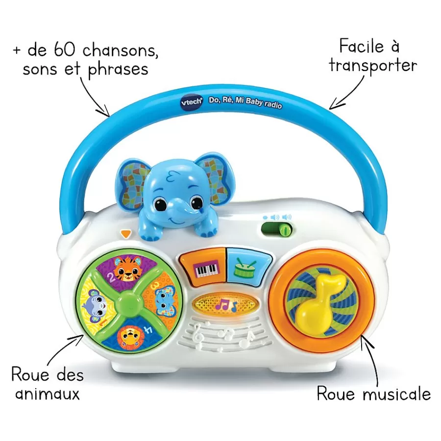 Instruments De Musique-VTech Baby Do, Re, Mi Baby Radio