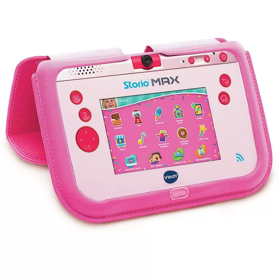 Tablettes Enfant-Storio Etui 5' Rose - Protege Ecran Tablette