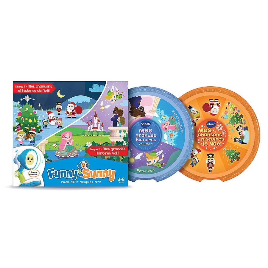 Conteurs D'Histoires-VTech Funny Sunny - Pack 2 Disques N°2