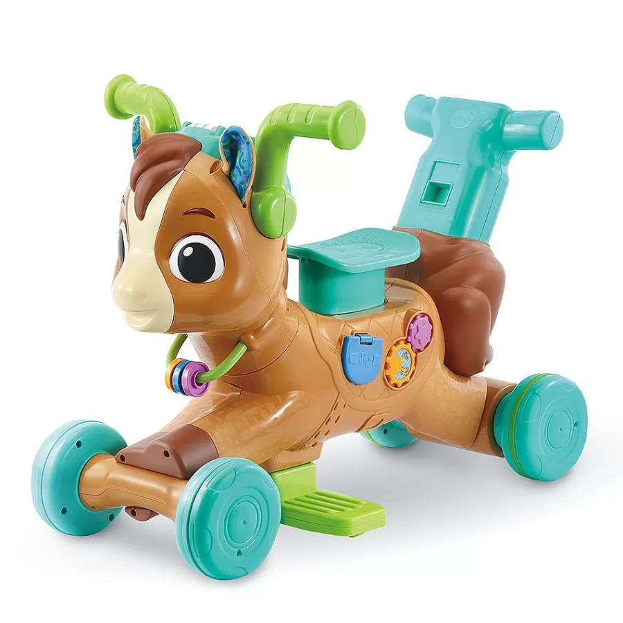 Porteurs, Trotteurs-VTech Baby Joey, Mon Porteur Trotti-Magique (5 En 1)