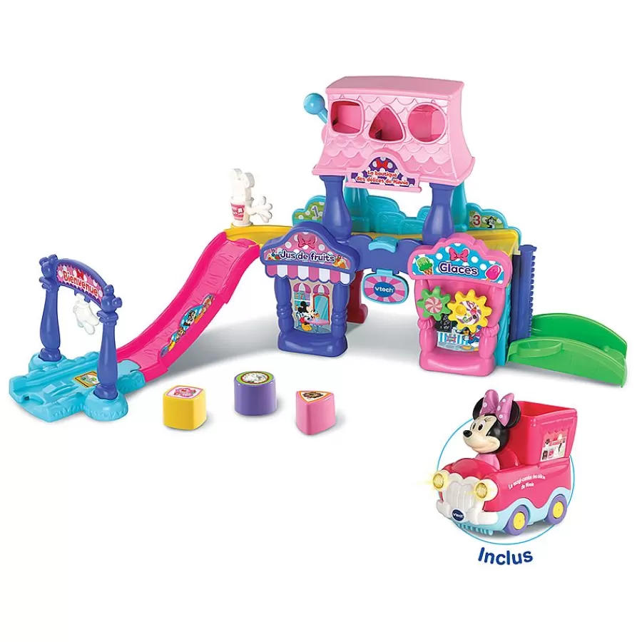 Voitures Jouets Garages Et Circuits-Tut Tut Bolides Jouet Garage Delices De Minnie -