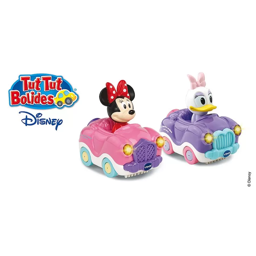 Voitures Jouets Garages Et Circuits-Tut Tut Bolides Jouet Petite Voiture Minnie Et Daisy -