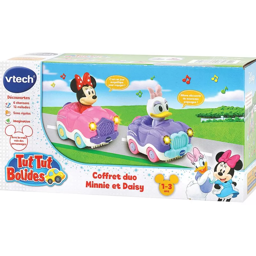 Voitures Jouets Garages Et Circuits-Tut Tut Bolides Jouet Petite Voiture Minnie Et Daisy -