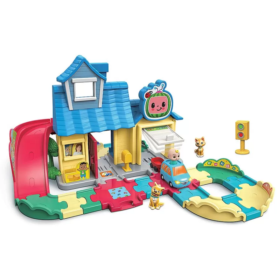 Voitures Jouets Garages Et Circuits-Tut Tut Bolides La Maison A Surprises De Jay Jay - Cocomelon