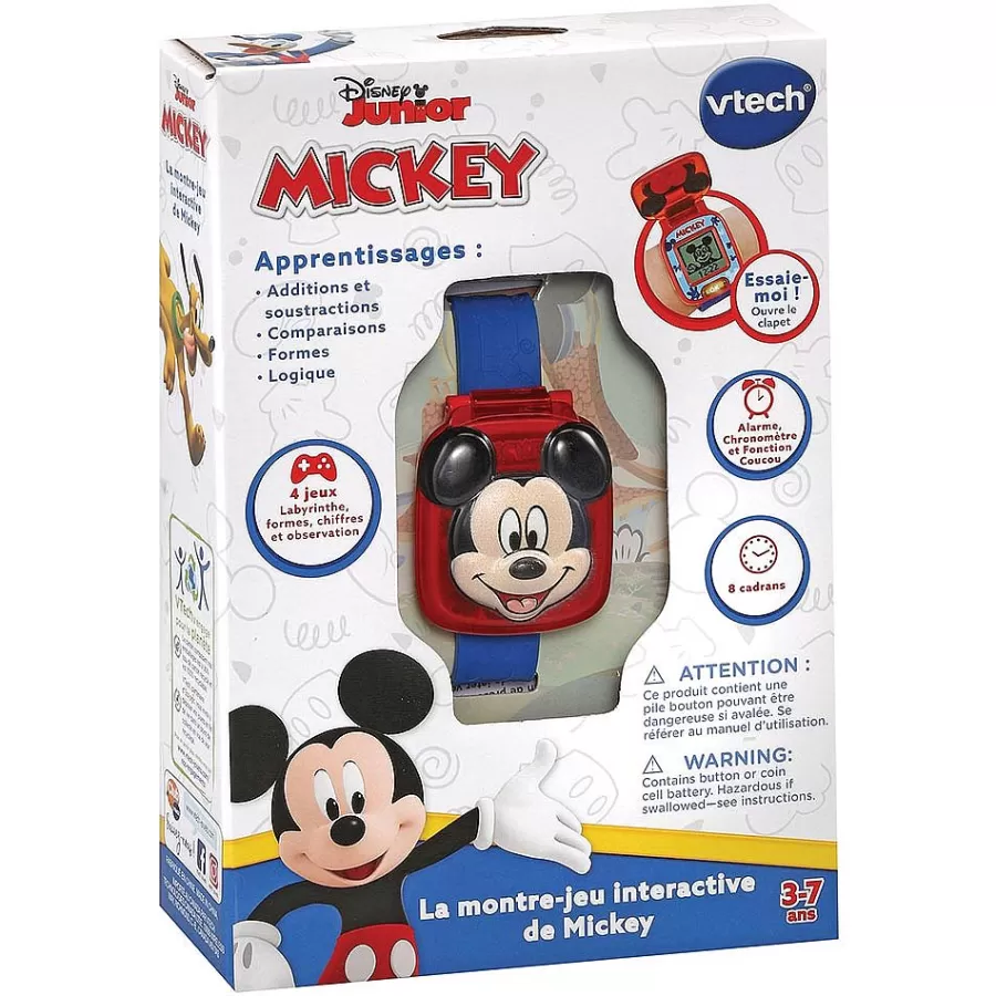 Montres Pour Enfants-VTech La Montre-Jeu Interactive De Mickey