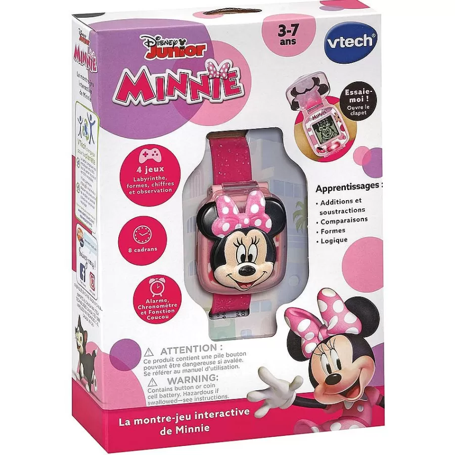 Montres Pour Enfants-VTech La Montre-Jeu Interactive De Minnie