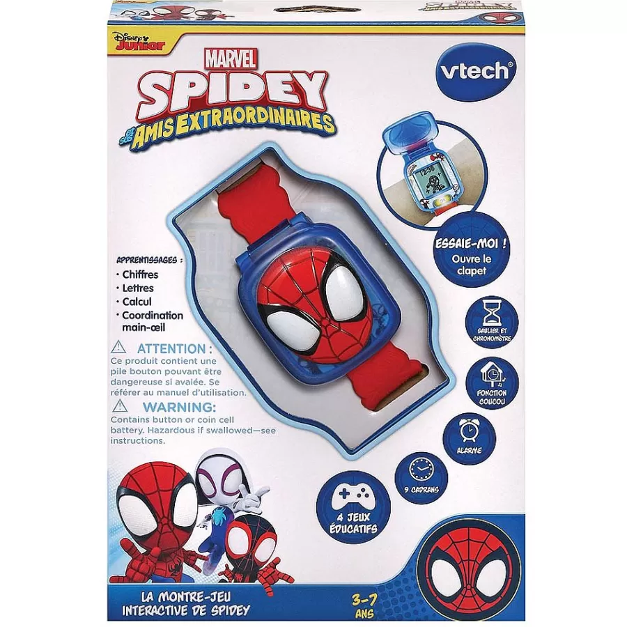 Montres Pour Enfants-VTech La Montre-Jeu Interactive De Spidey