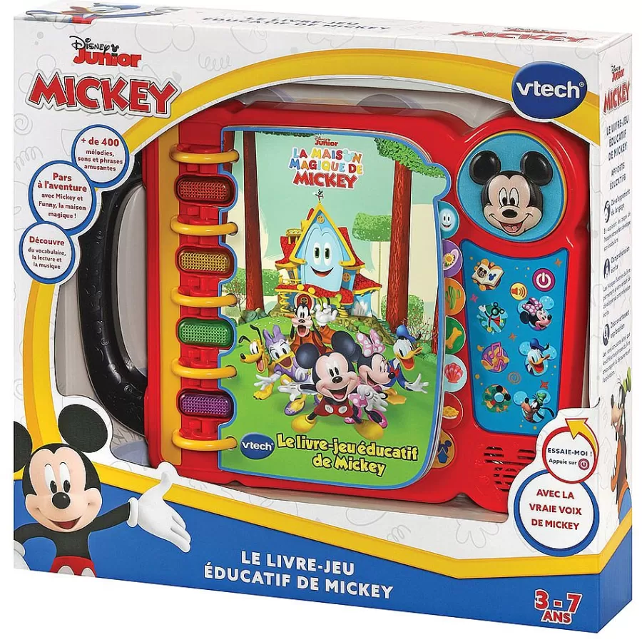 Pat'Patrouille, Peppa Pig, Bluey-VTech Le Livre-Jeu Educatif De Mickey