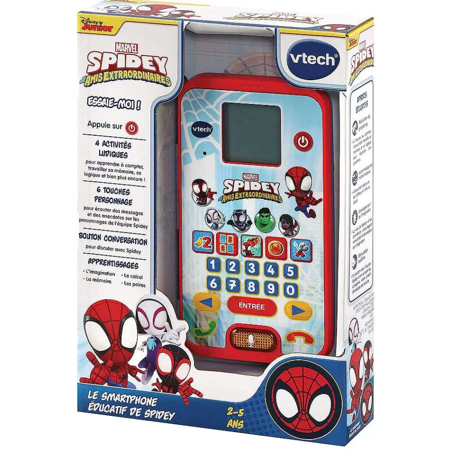 Pat'Patrouille, Peppa Pig, Bluey-VTech Le Smartphone Educatif De Spidey