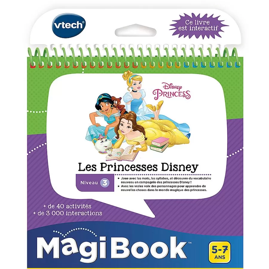 Jeux Pour Apprendre A Lire, Compter, Ecrire-Magibook Les Mots Enchantes Des Princesses Disney