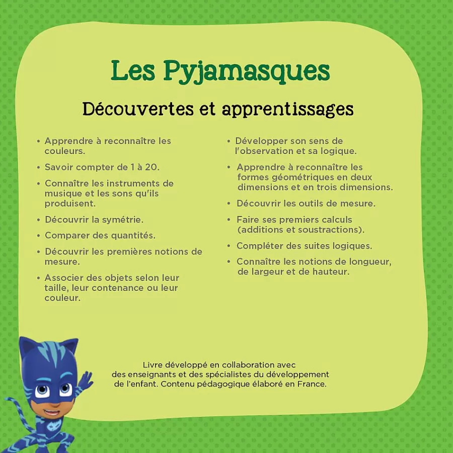 Jeux Pour Apprendre A Lire, Compter, Ecrire-Magibook Les Pyjamasques