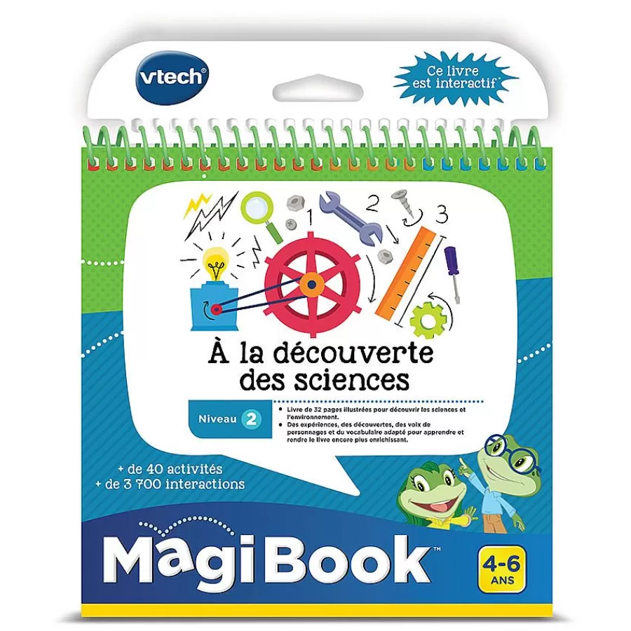 Jeux Pour Apprendre A Lire, Compter, Ecrire-Magibook Livre Interactif A La Decouverte Des Sciences - Livre - Vtech