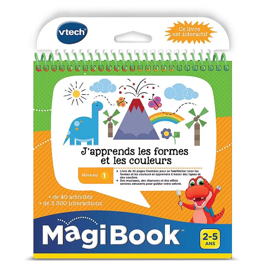 Jeux Pour Apprendre A Lire, Compter, Ecrire-Magibook Livre Interactif Formes Et Couleurs - Livre - Vtech