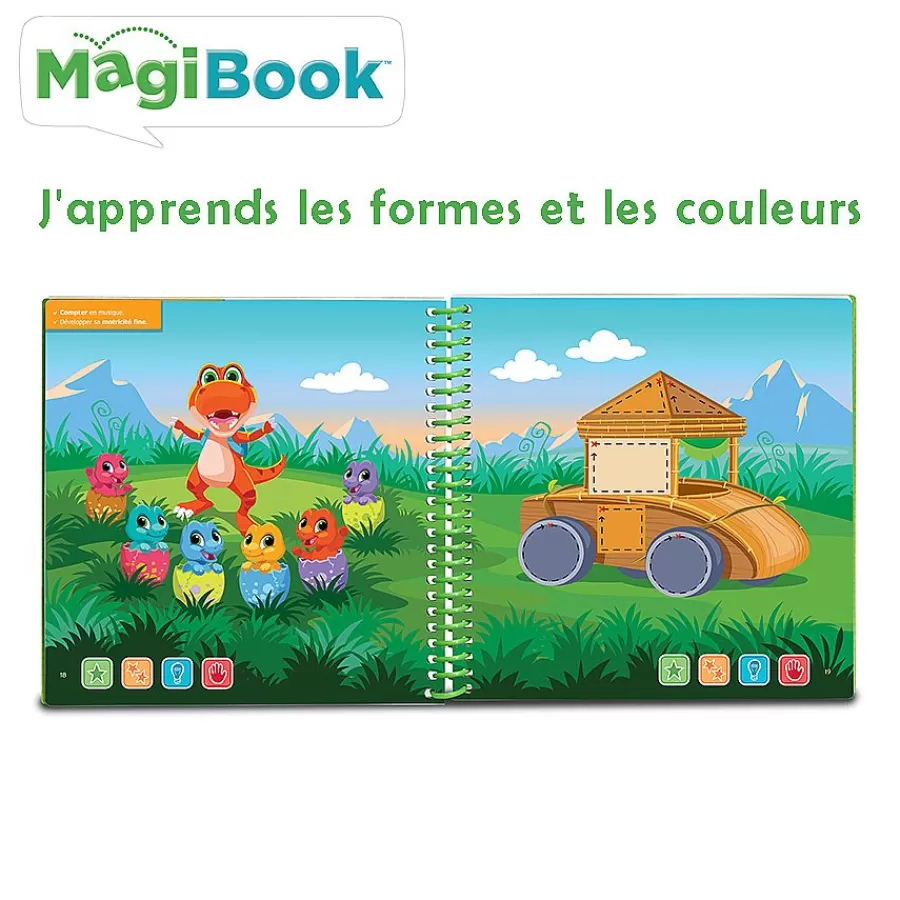 Jeux Pour Apprendre A Lire, Compter, Ecrire-Magibook Livre Interactif Formes Et Couleurs - Livre - Vtech