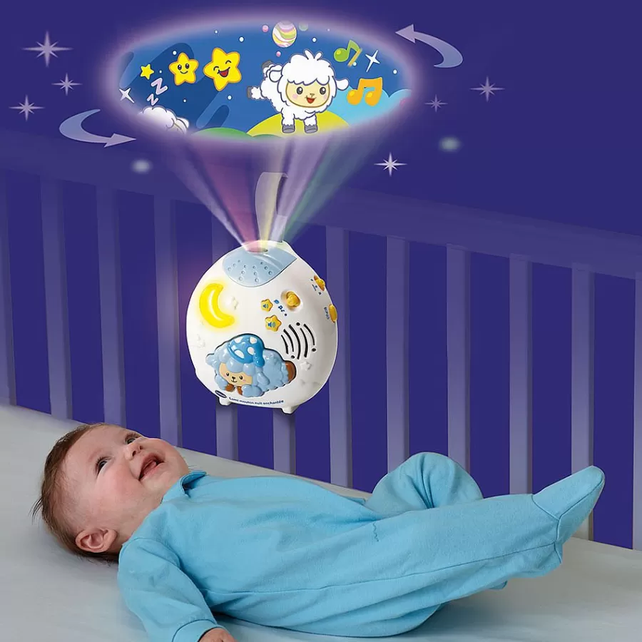 Veilleuses Et Mobiles Bebe-VTech Baby Lumi Mouton Nuit Enchantee Bleu - Veilleuse