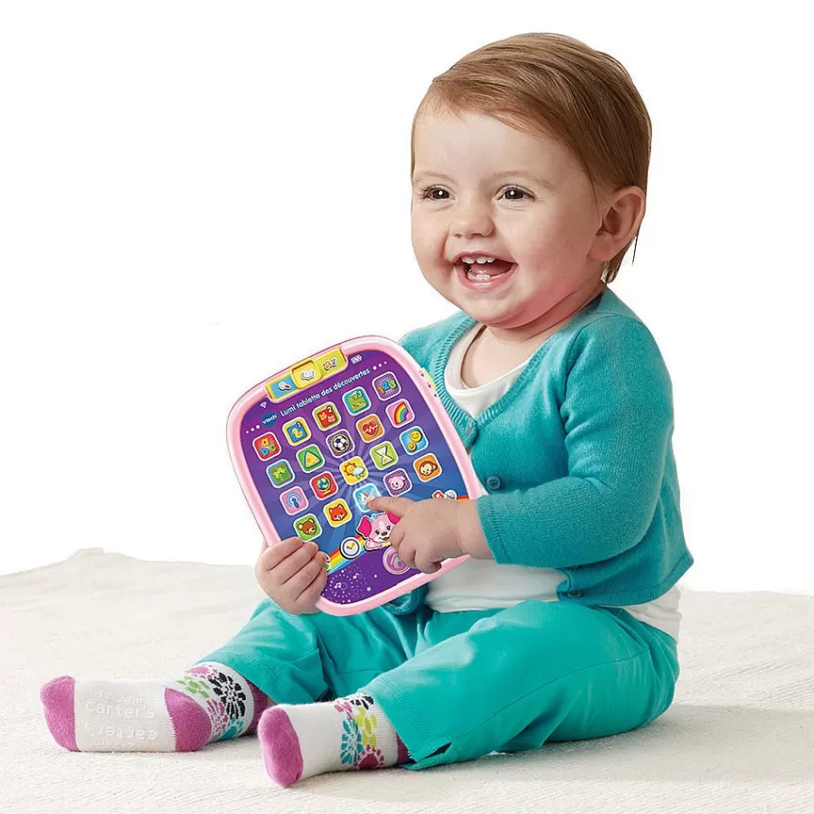 Ordis Et Tablettes Pour Bebe-VTech Baby Lumi Tablette Des Decouvertes Rose - Tablette Educative