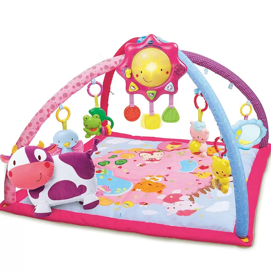 Tapis D'Eveil Et Arches-VTech Baby Lumi Tapis Des P'Tits Copains Rose - Tapis D'Eveil