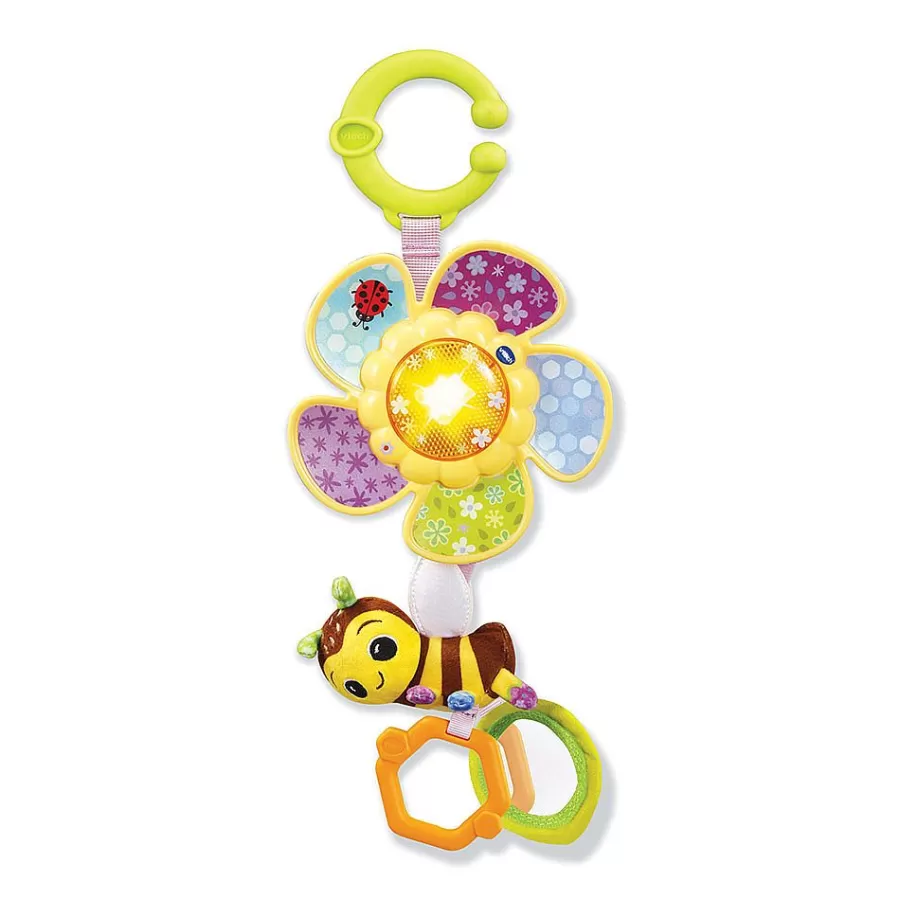 Jouets Pour Siege Auto Et Poussette-VTech Baby Ma Tourni Fleur D'Eveil - Hochet Suspendu