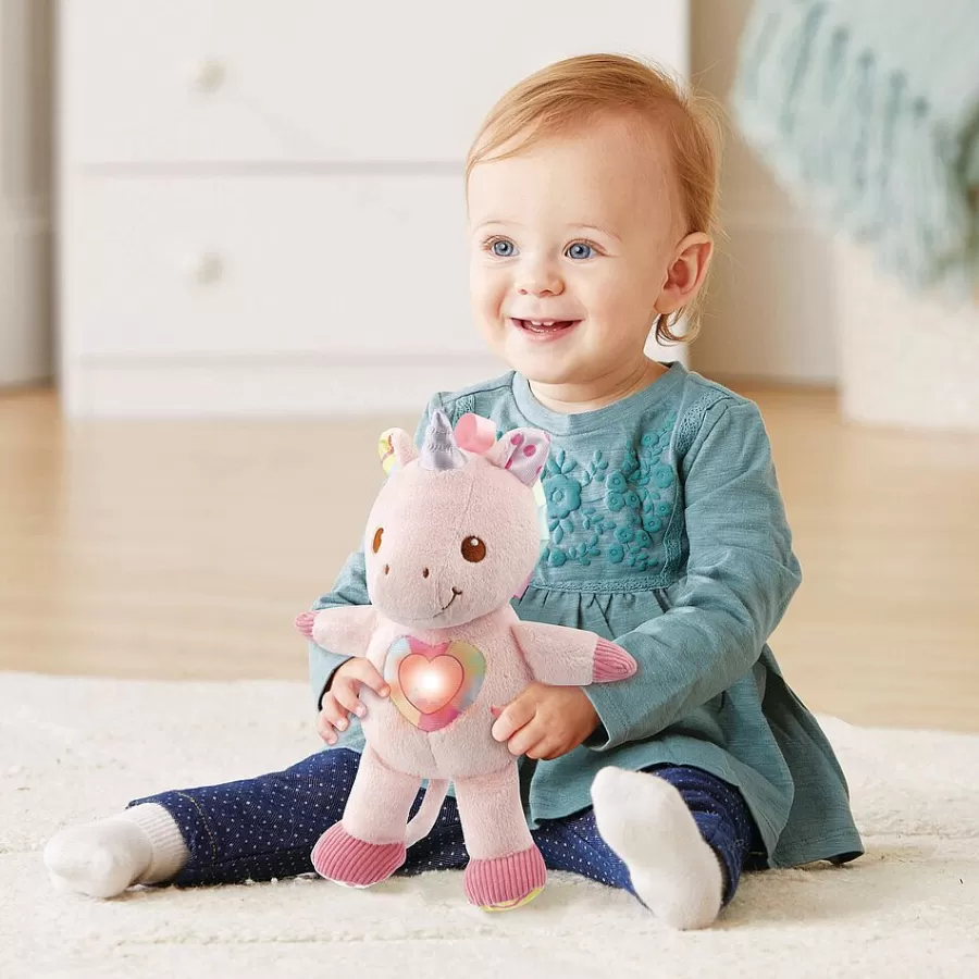 Peluches Et Doudous-VTech Baby Mae, Ma Licorne A Caliner - Peluche Licorne