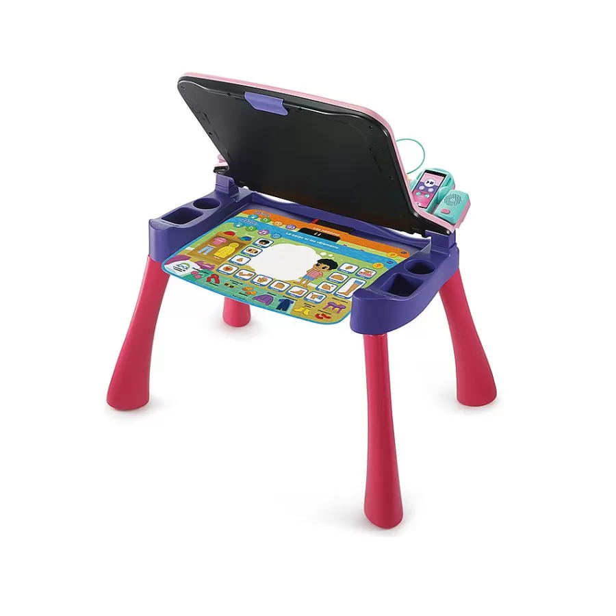 Bureaux Et Chevalets Enfant-VTech Magi Bureau Interactif 5 En 1 Rose