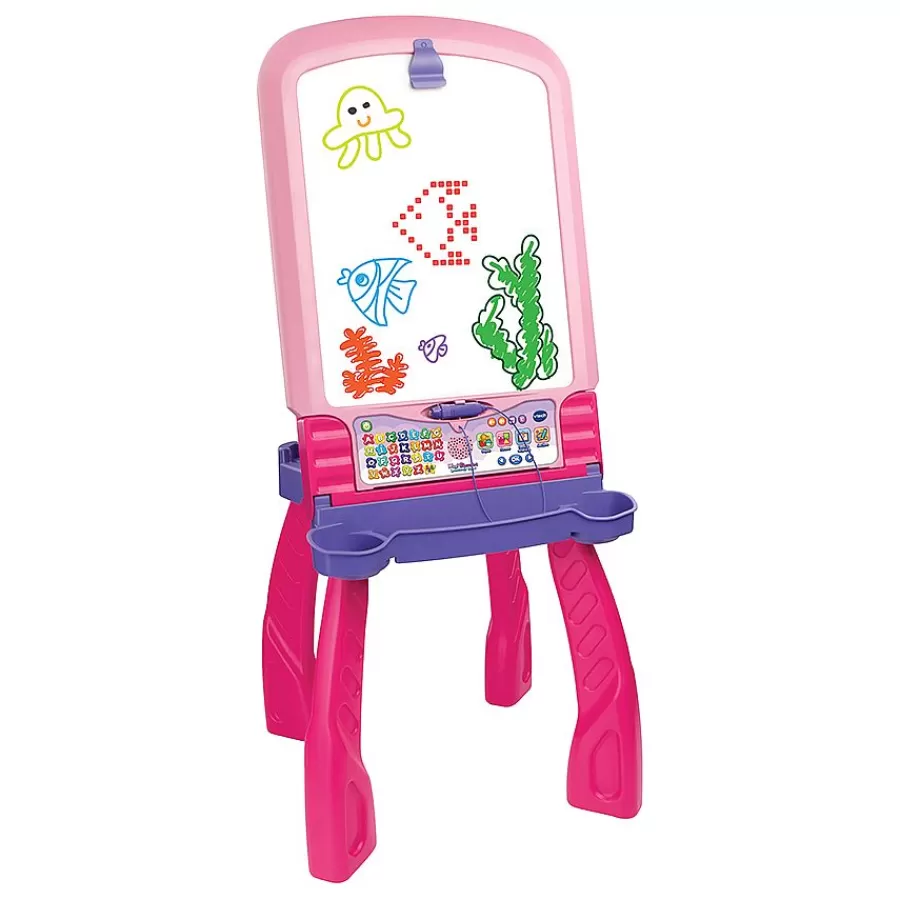 Bureaux Et Chevalets Enfant-VTech Magi Chevalet Interactif 3 En 1 Rose