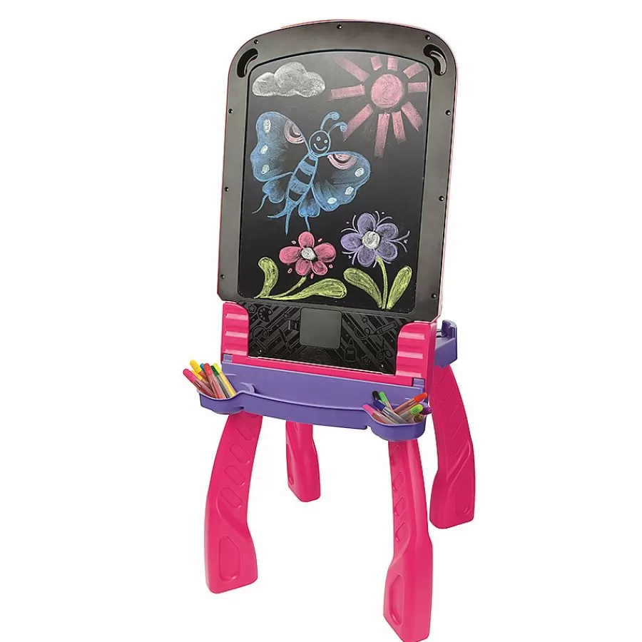 Bureaux Et Chevalets Enfant-VTech Magi Chevalet Interactif 3 En 1 Rose