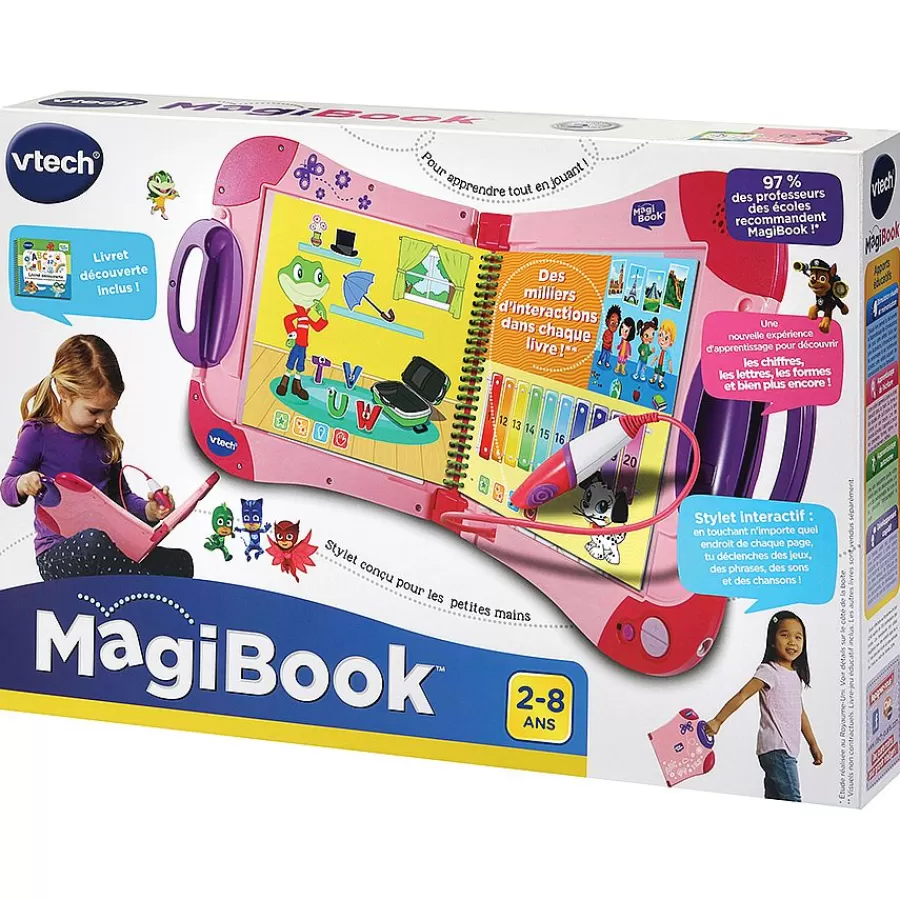 Jeux Pour Apprendre A Lire, Compter, Ecrire-Magibook Starter Pack Rose