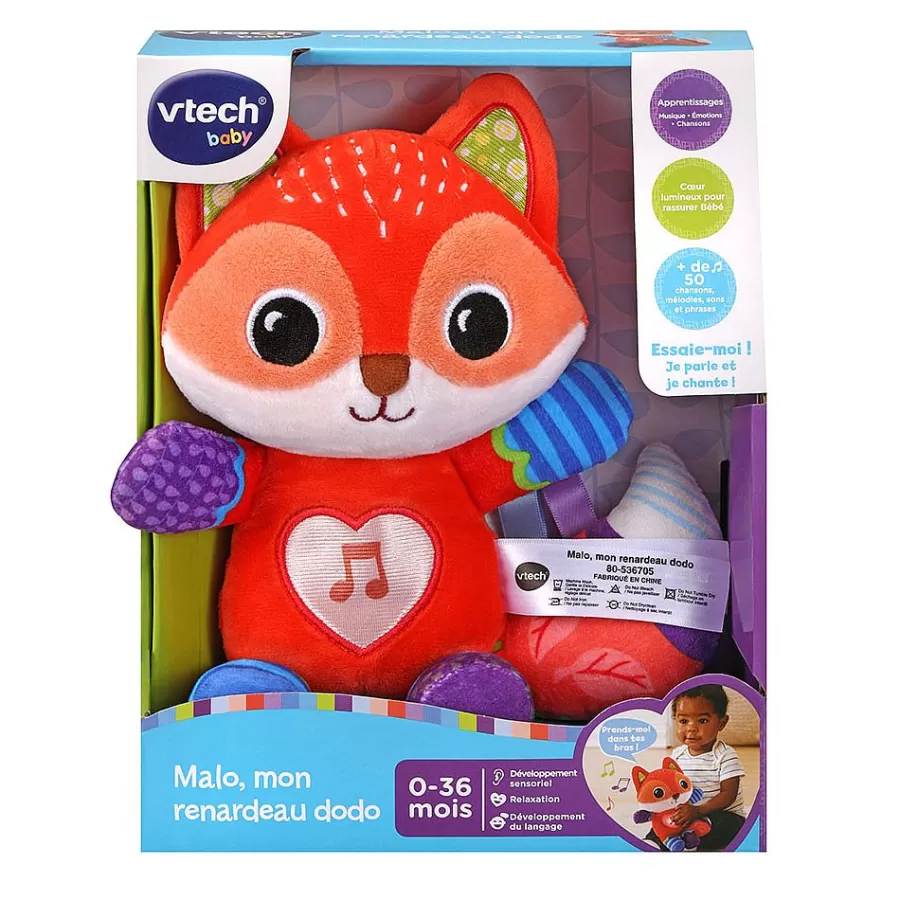 Peluches Et Doudous-VTech Baby Malo, Mon Renardeau Dodo - Baby Loulous