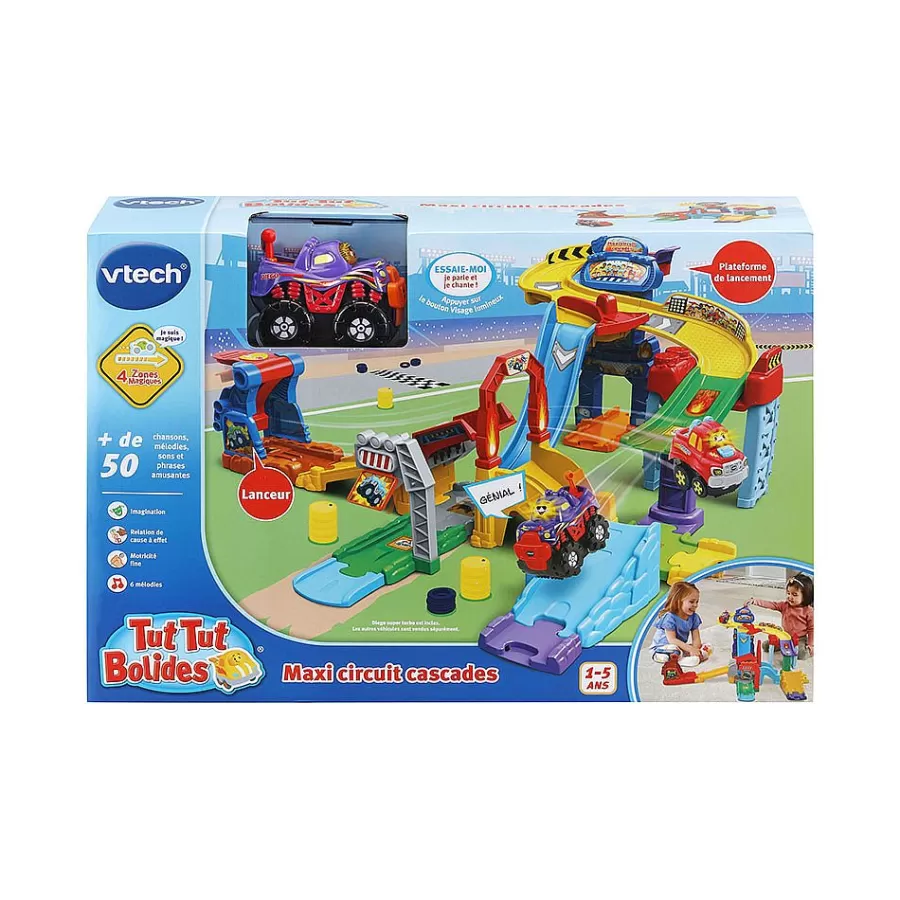 Voitures Jouets Garages Et Circuits-Tut Tut Bolides Maxi Circuit Cascades -