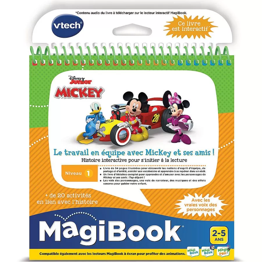 Jeux Pour Apprendre A Lire, Compter, Ecrire-Magibook Mickey Et Ses Amis, Top Depart !