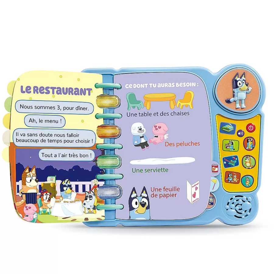 Pat'Patrouille, Peppa Pig, Bluey-VTech Mon Livre-Jeu Interactif De Bluey