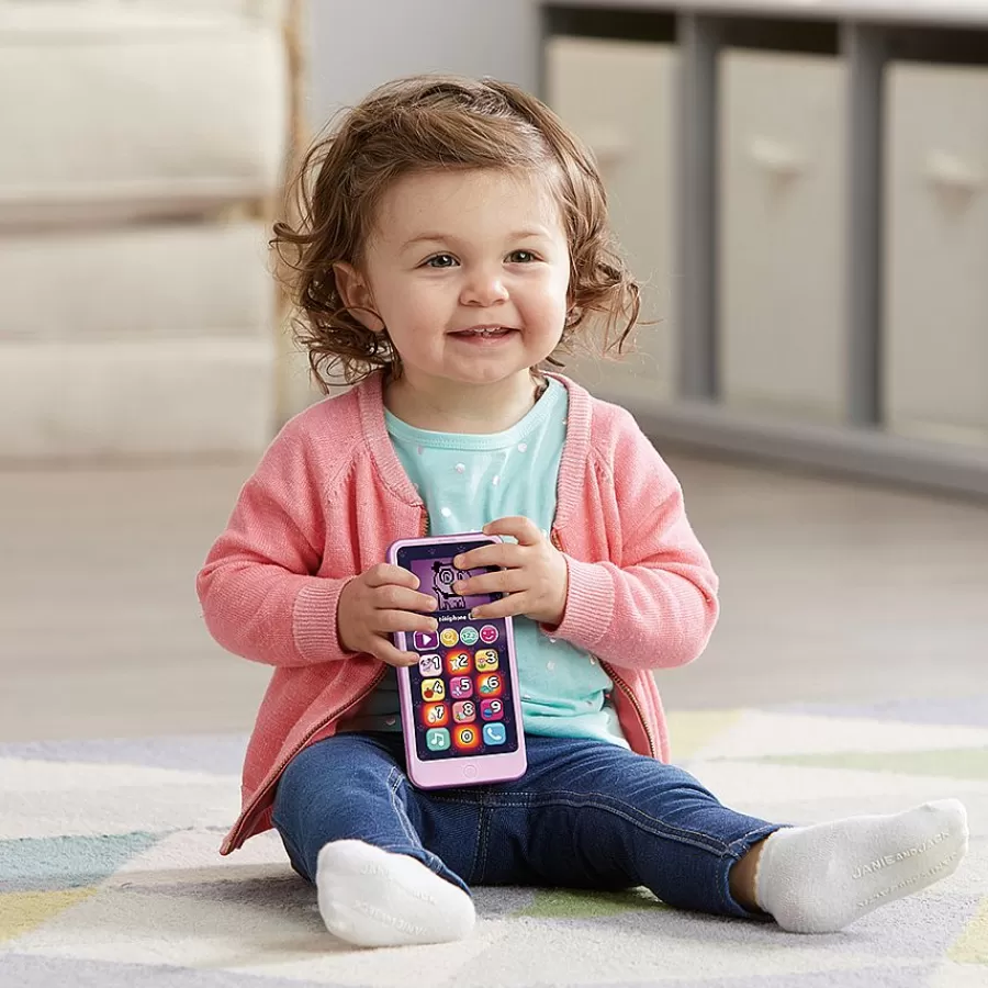 Telephones Et Telecommandes Bebe-VTech Baby Mon Telephone Emoti'Fun Rose - Telephone D'Imitation