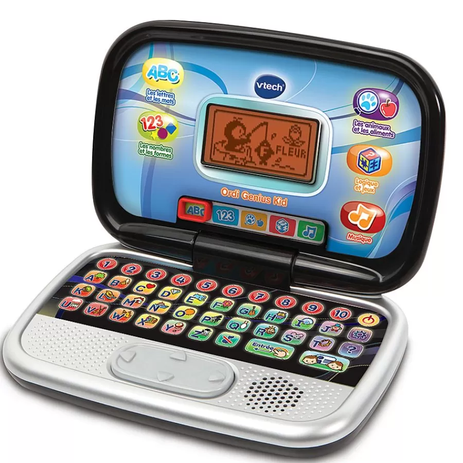 Ordinateurs, Tablettes Et Consoles-VTech Ordi Genius Kid - Noir